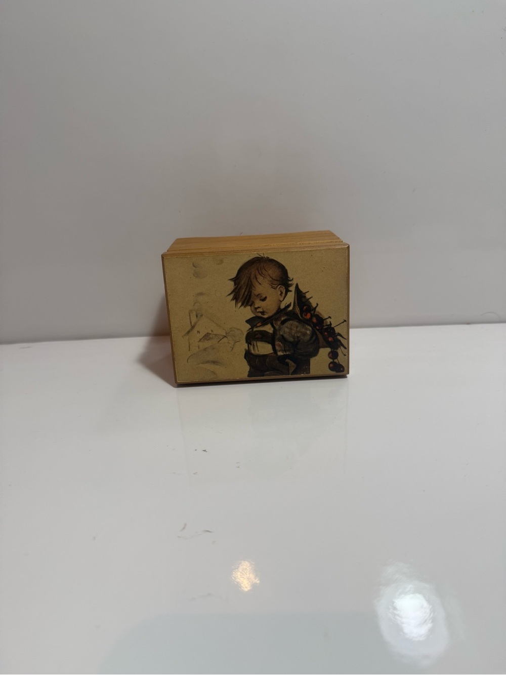 Wooden Hummel Art Print Music Box Dr Zhivago, Laura’s Theme Swiss Musical Moveme